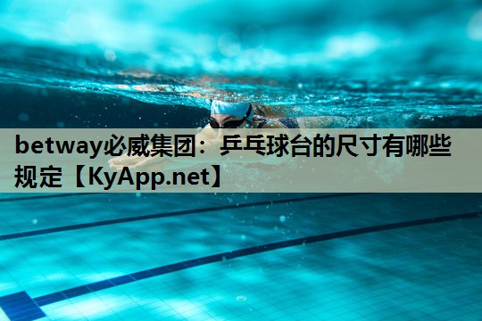 乒乓球台的尺寸有哪些规定